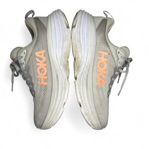Hoka Bondi 8 - Women’s Active Running Shoes - Women’s Size 9 Sneakers - Lunar